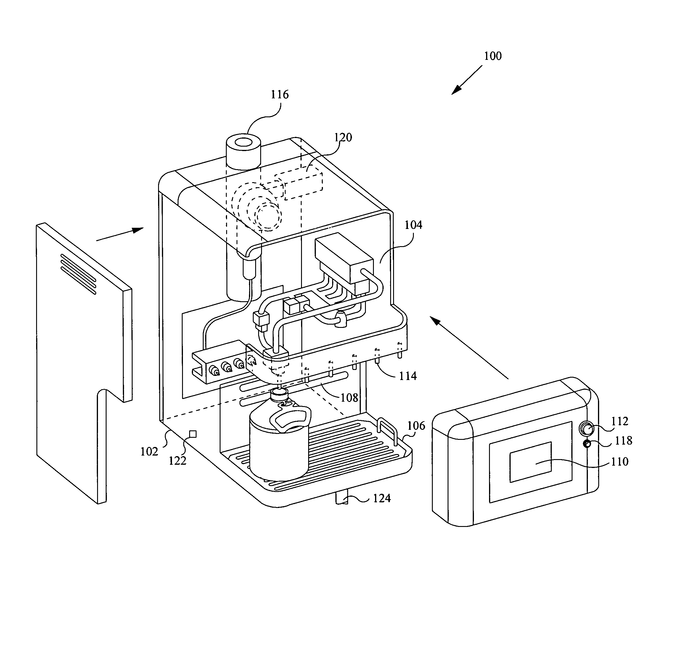 System for dispensing solvents