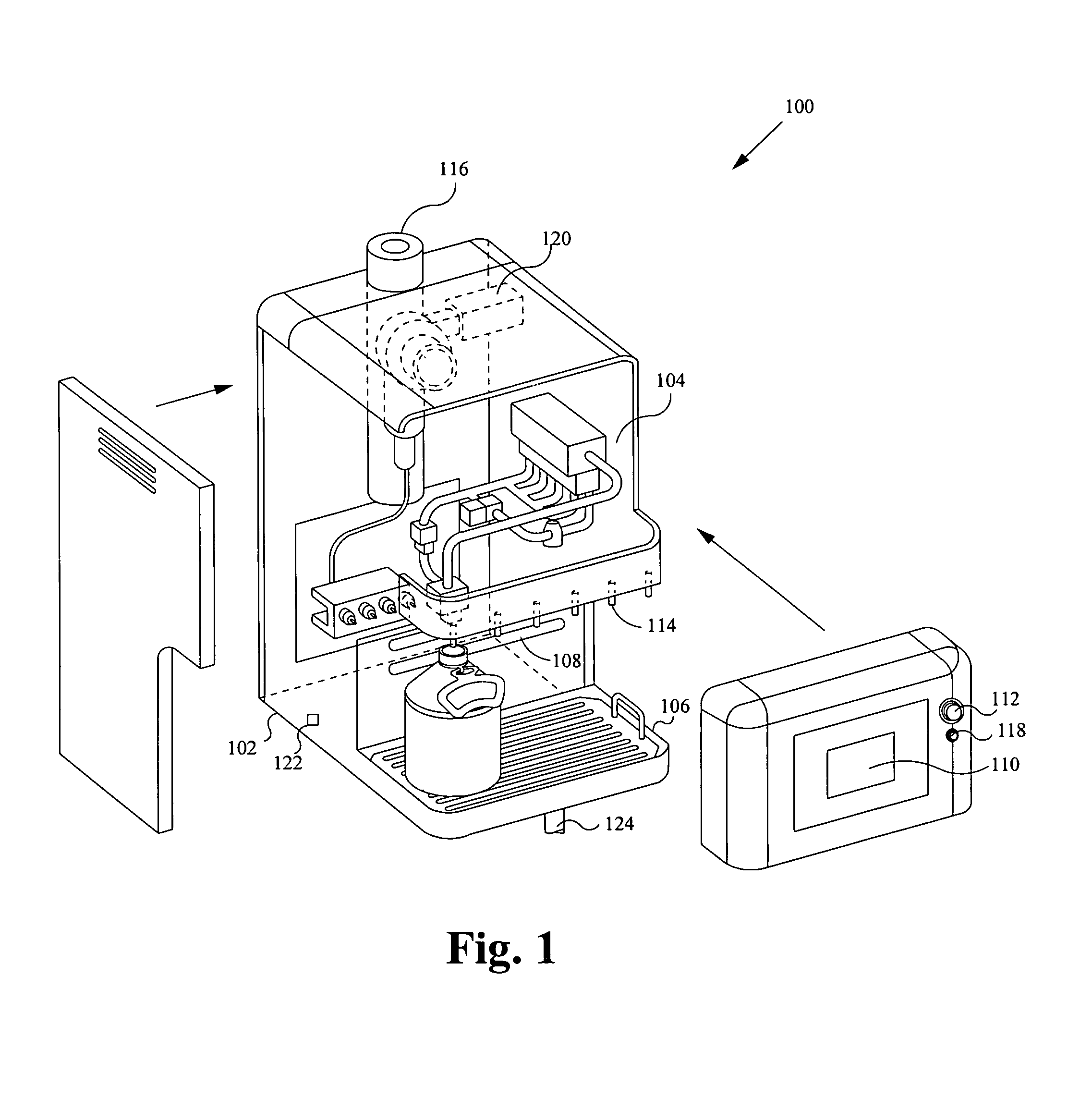 System for dispensing solvents