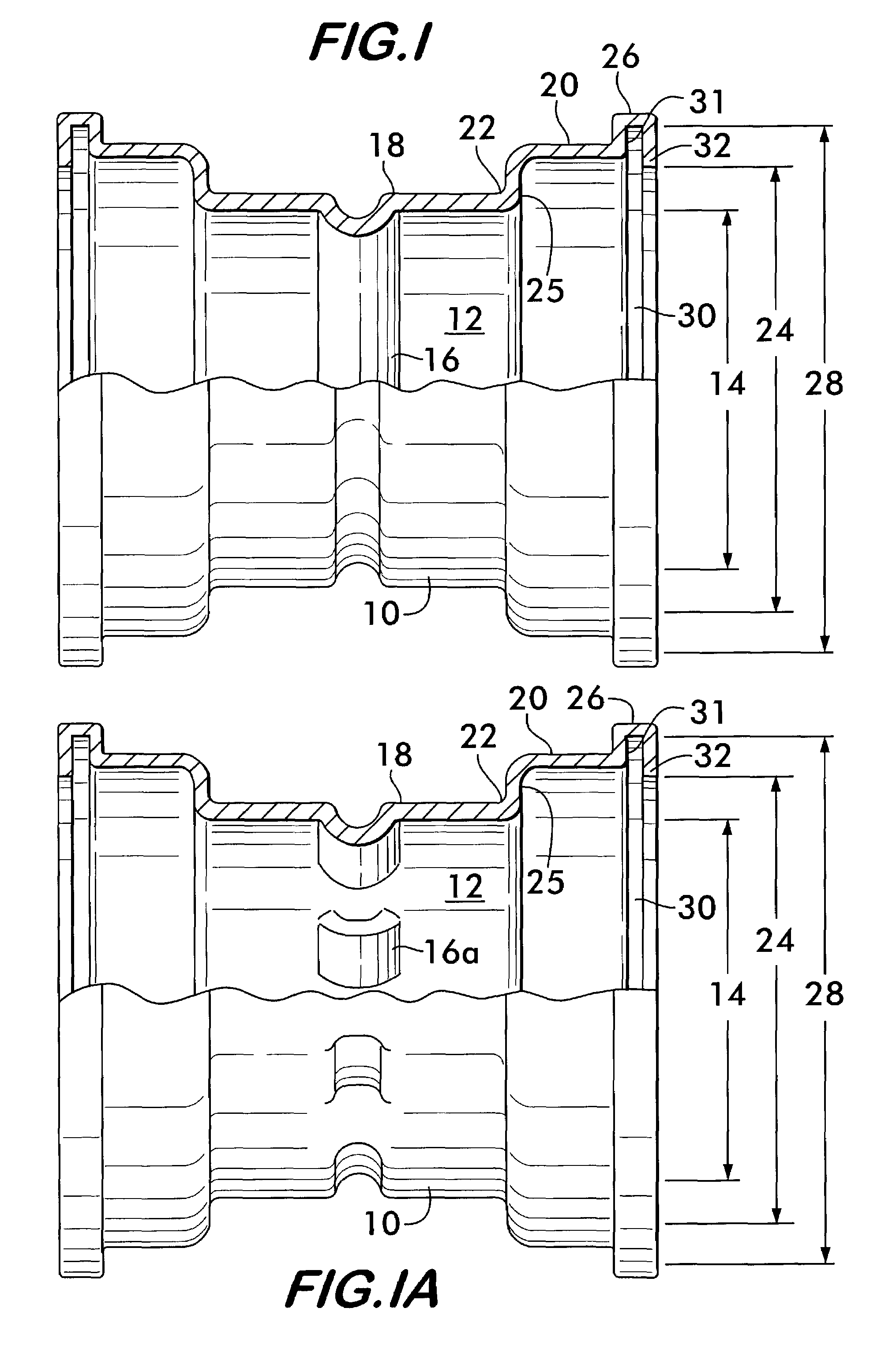 Clamping mechanical pipe coupling derived from a standard fitting