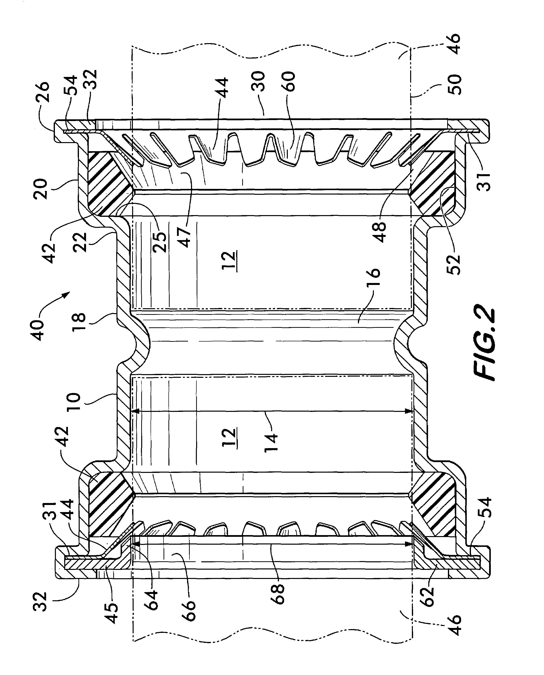 Clamping mechanical pipe coupling derived from a standard fitting