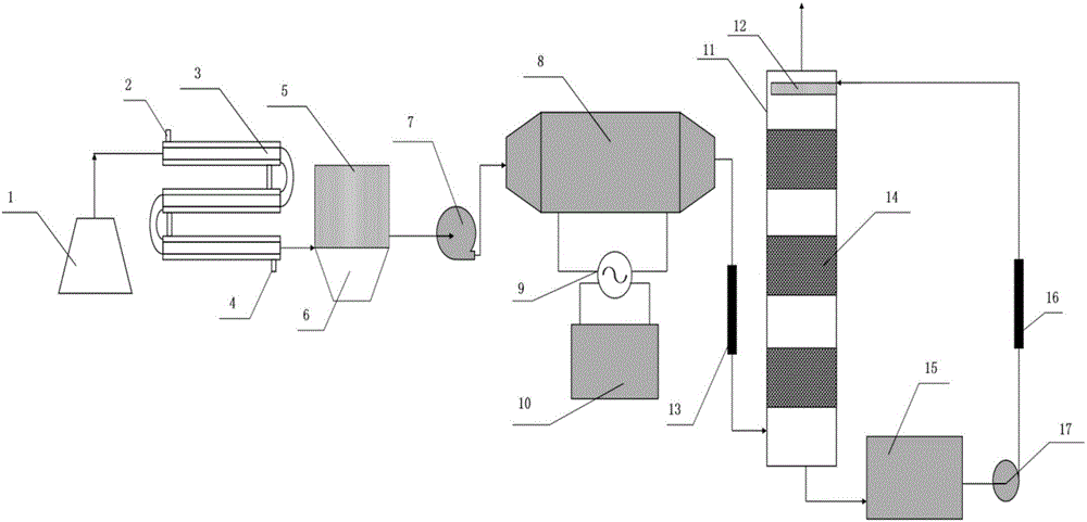 Apparatus for purifying hydrophobic organic waste gas and purifying method therefor