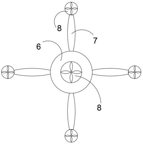 Aircraft with anti-crash function after aerodynamic configuration damage