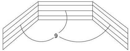 Aircraft with anti-crash function after aerodynamic configuration damage