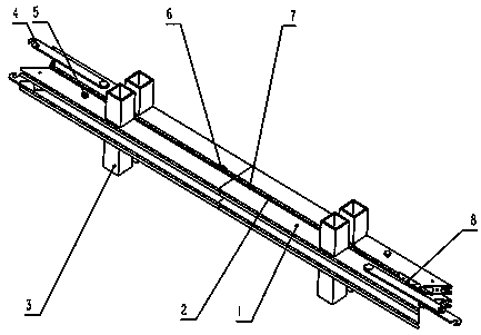 Cargo outer packing telescopic folding frame