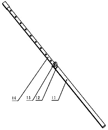 Cargo outer packing telescopic folding frame