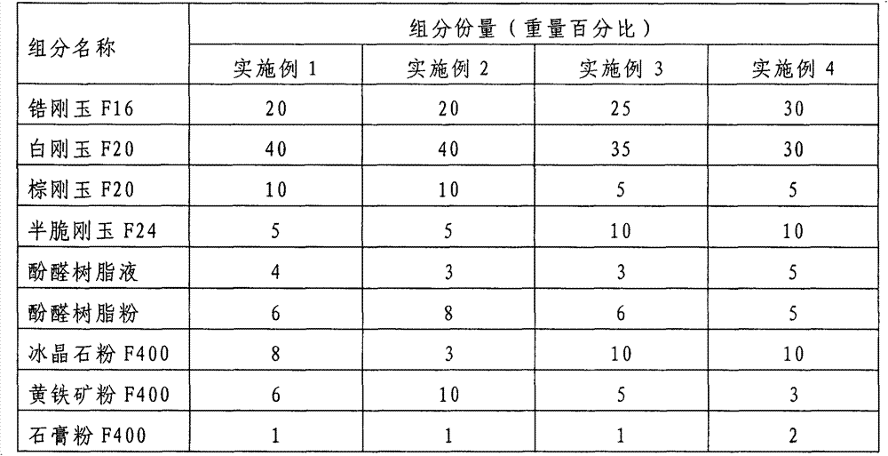 Cascade grinding wheel slice and production method thereof