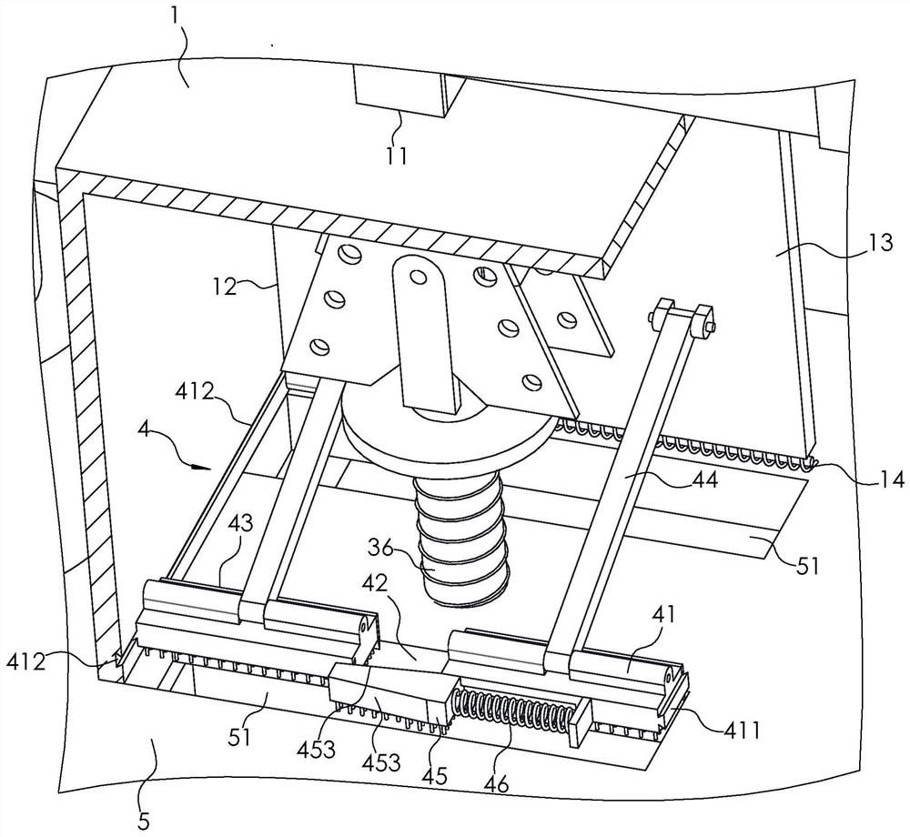 A cleaning protection device for cement bending test machine