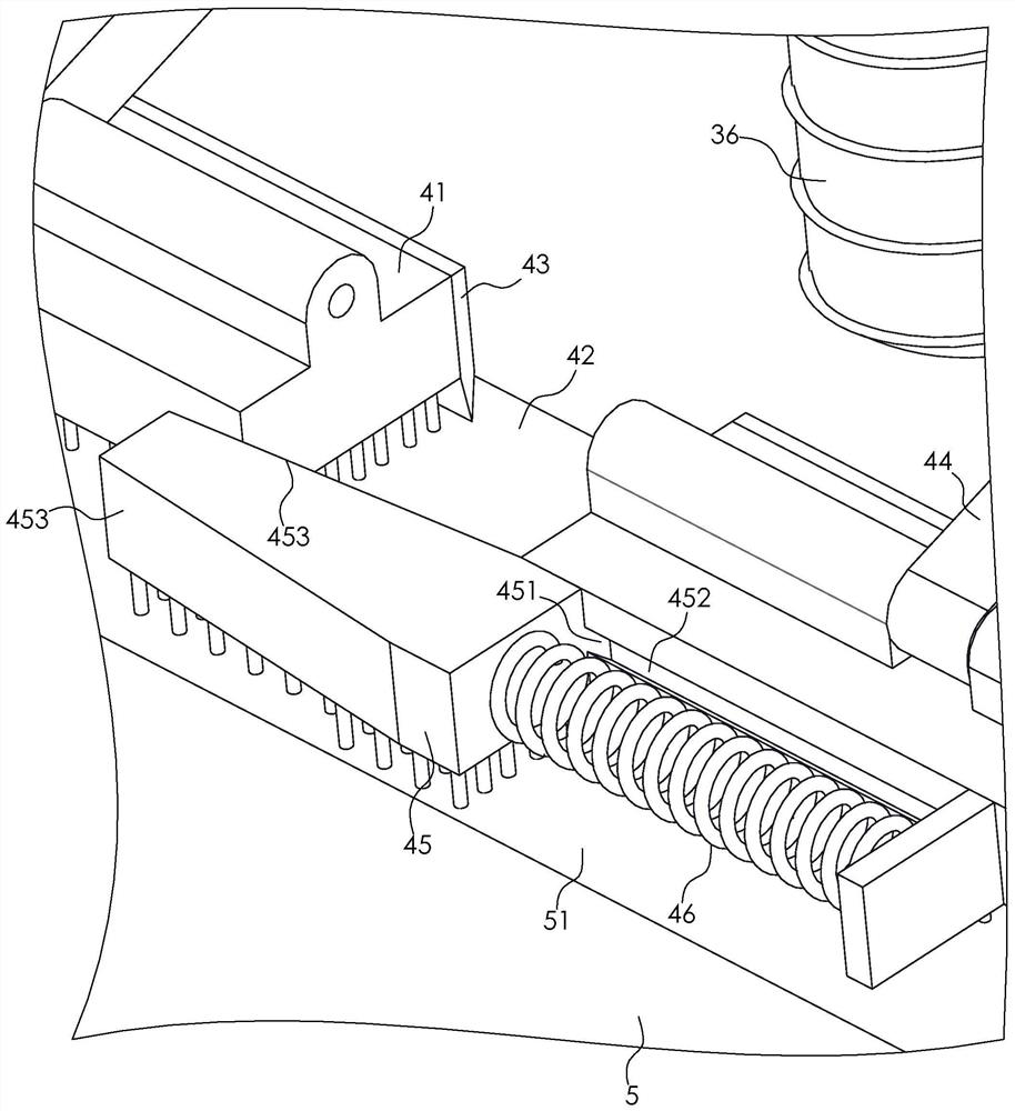 A cleaning protection device for cement bending test machine