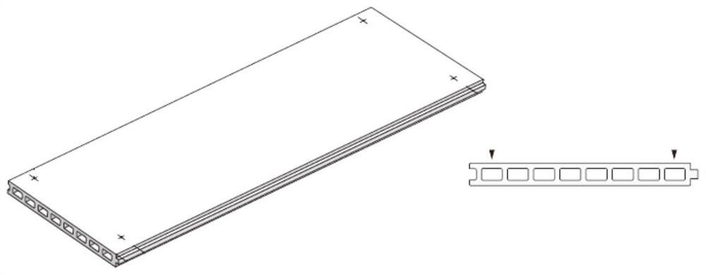 ECP wallboard installation construction method