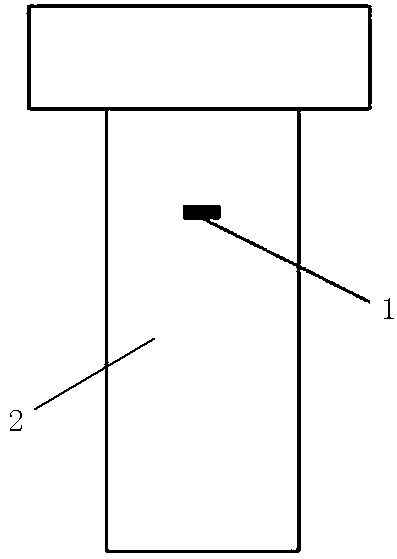 Method for detecting vertical force of linear motor based on vertical strain of bolts