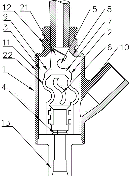 Needleless connection piece