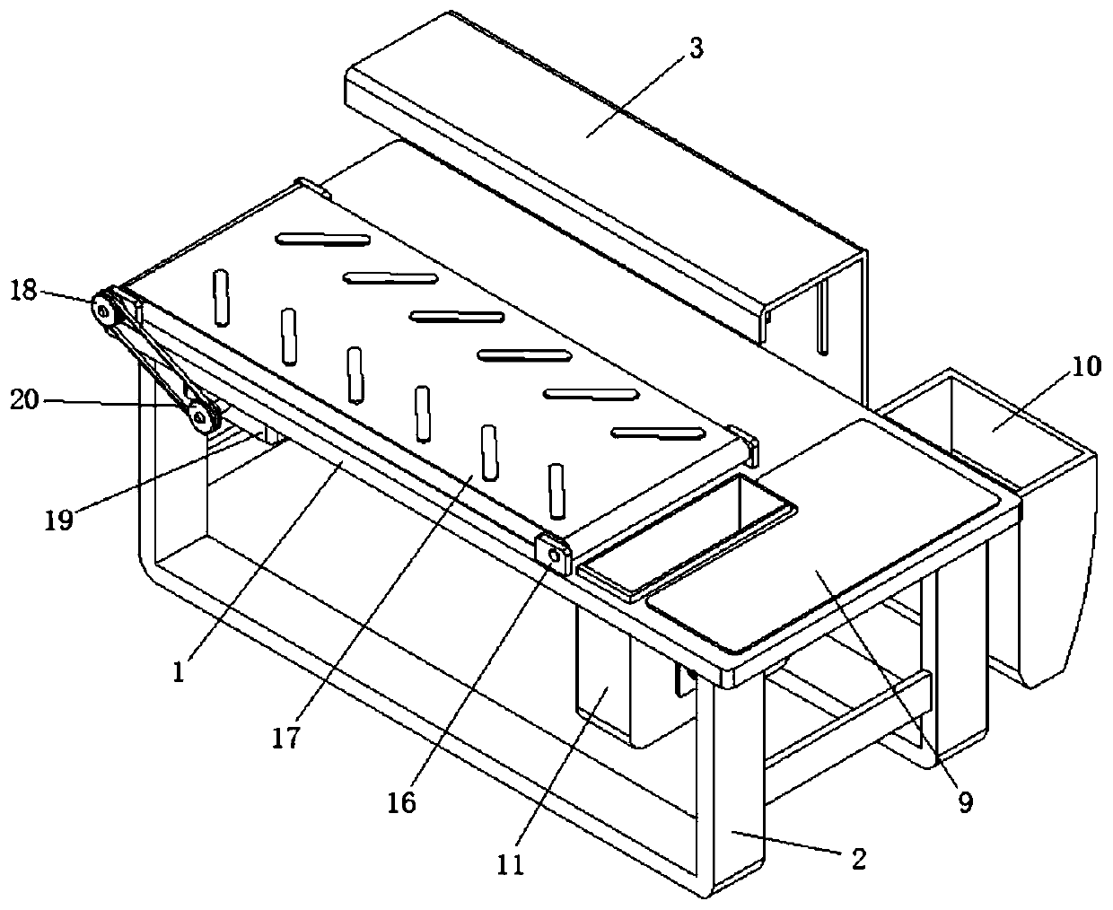 Rough selvedge removing device for children sweater production