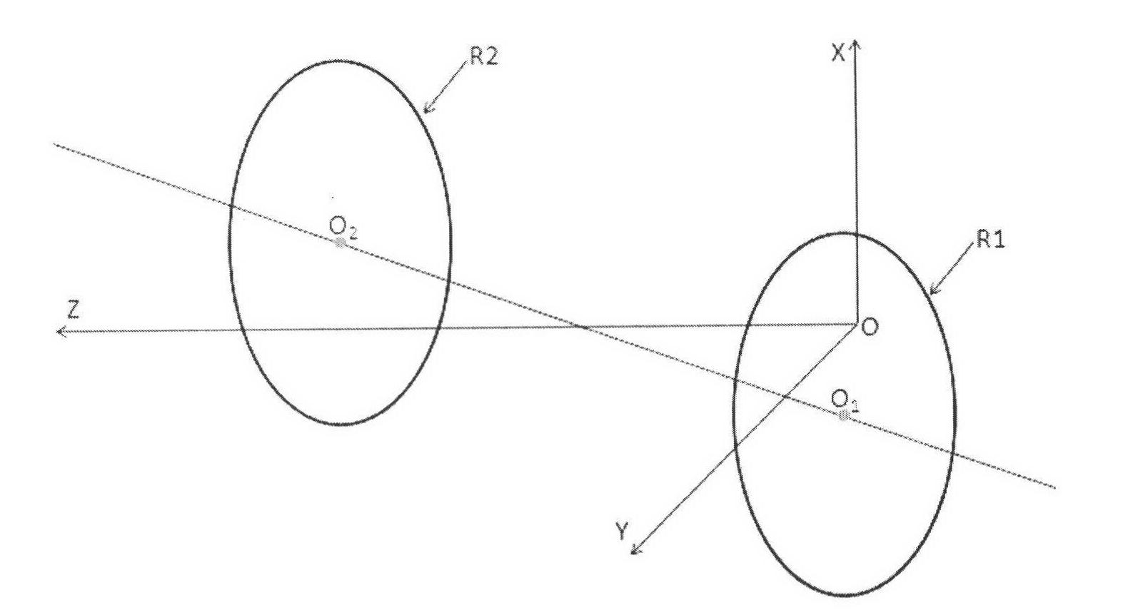 Two-arm four-probe measurement device and method for measuring inner and outer diameters of end of steel tube