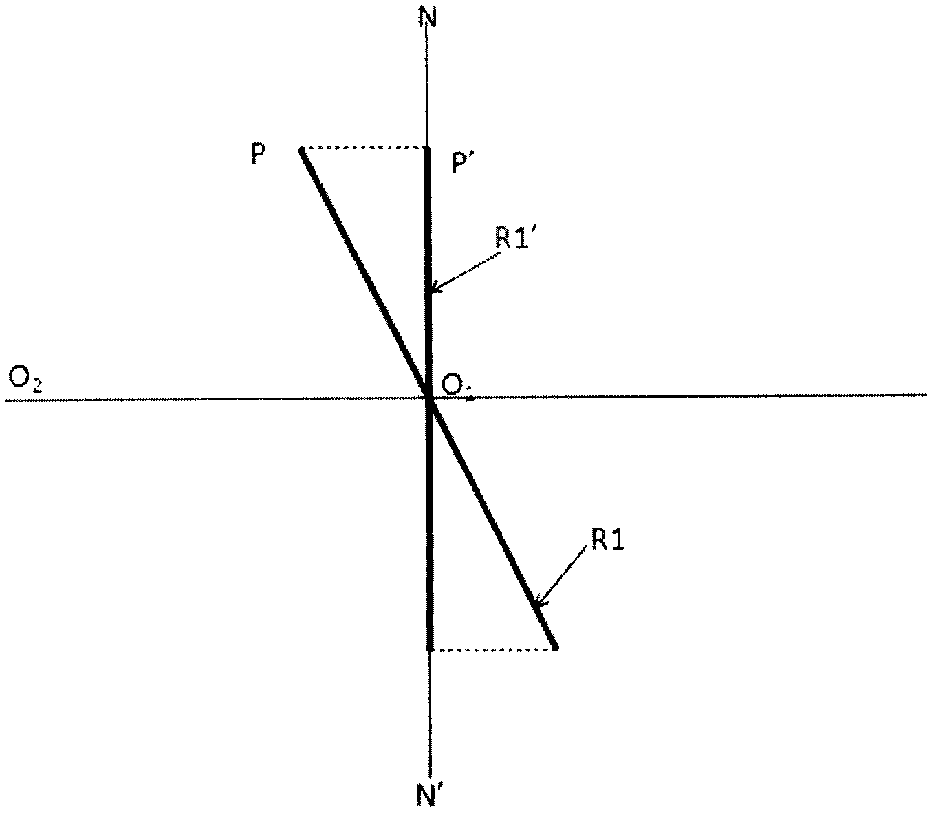 Two-arm four-probe measurement device and method for measuring inner and outer diameters of end of steel tube