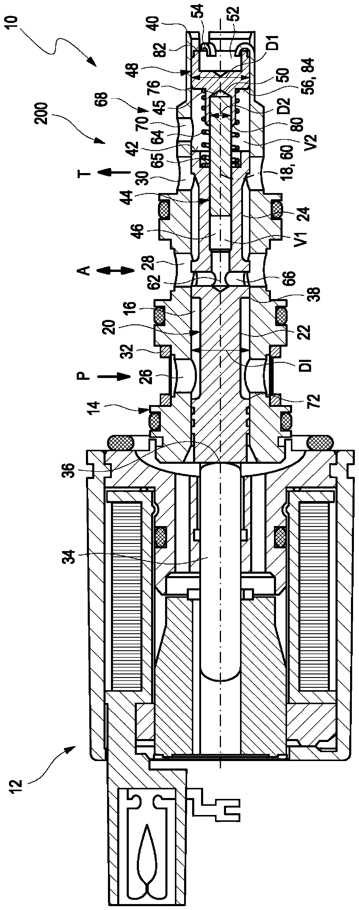 Electromagnetic pressure control valve