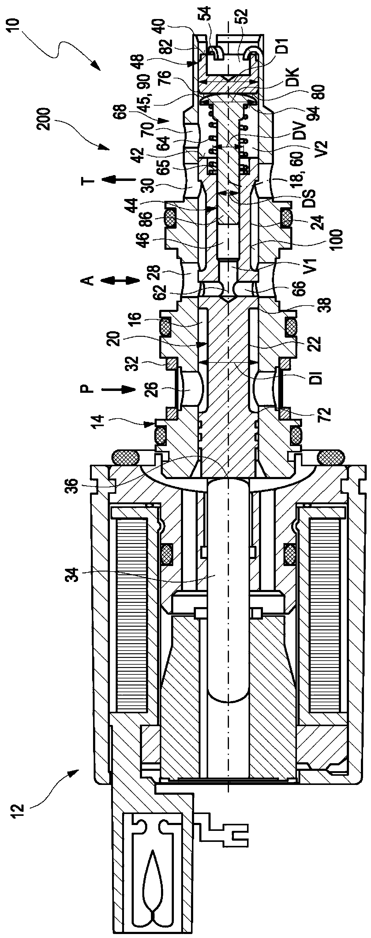 Electromagnetic pressure control valve