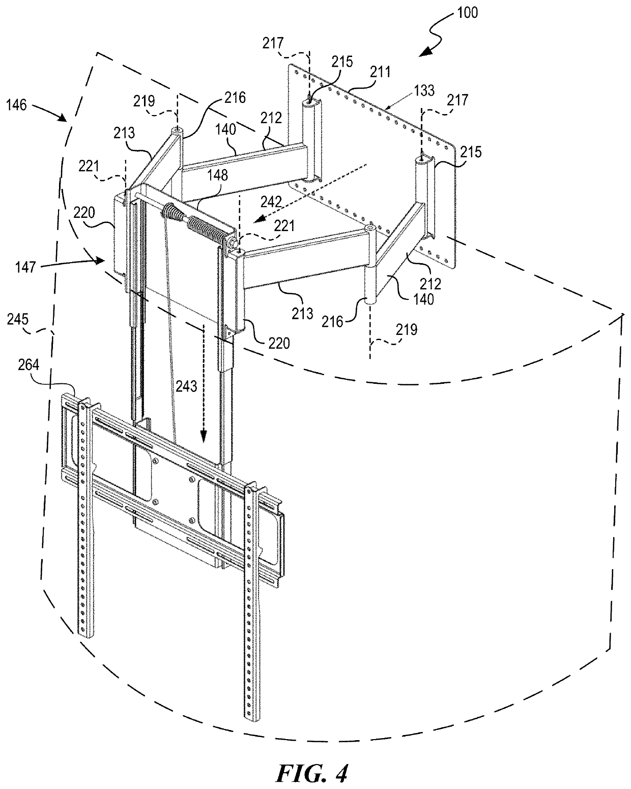 Multidirectional display mount