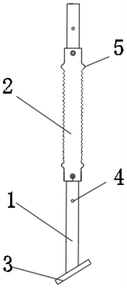 Tree pit planting soil tamping device and tamping method