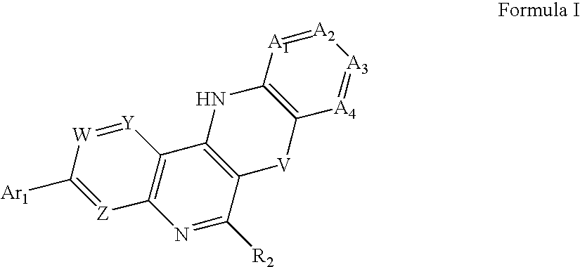 Substituted 5,12-diaza-benzoanthracene analogues