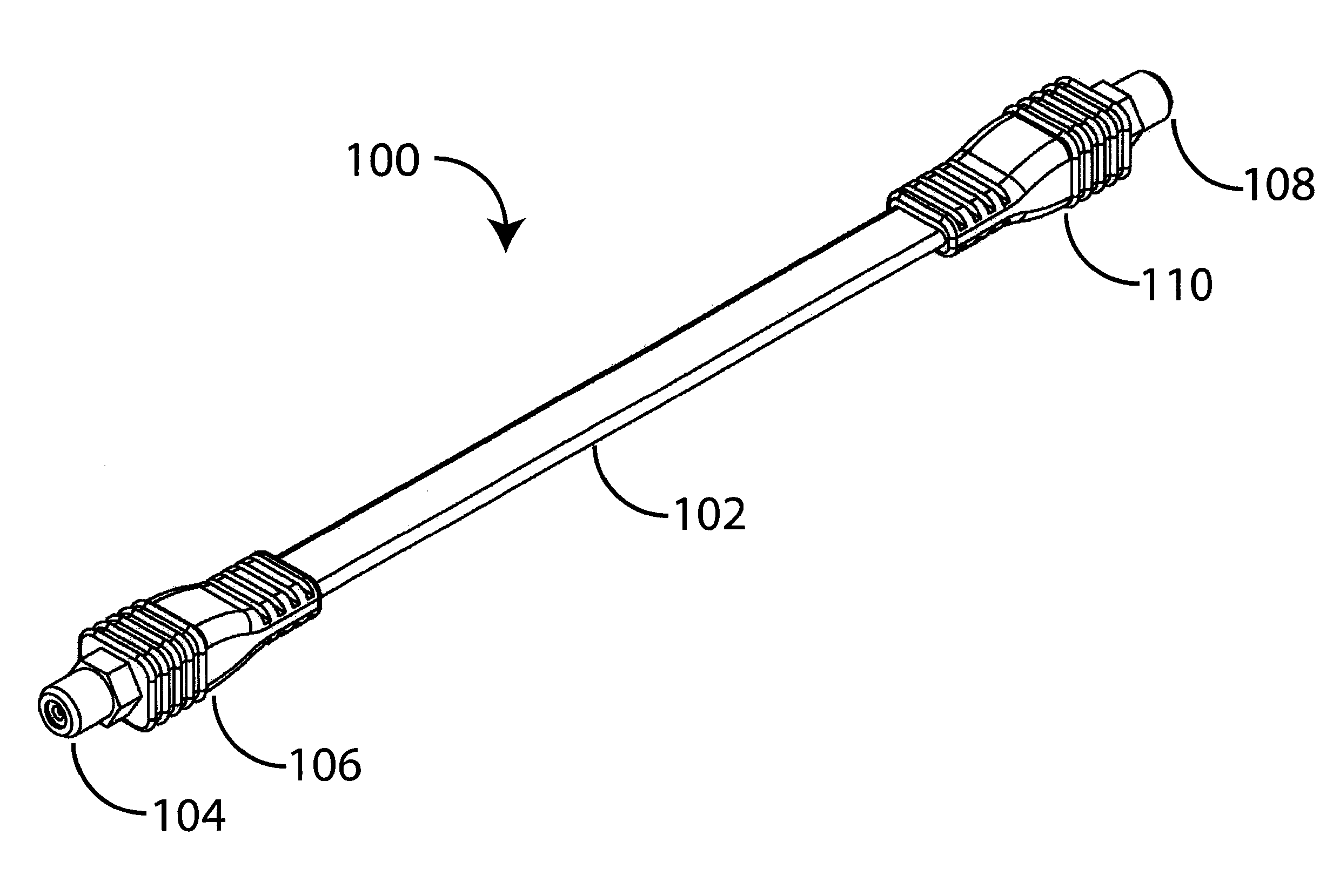 Protected coaxial cable