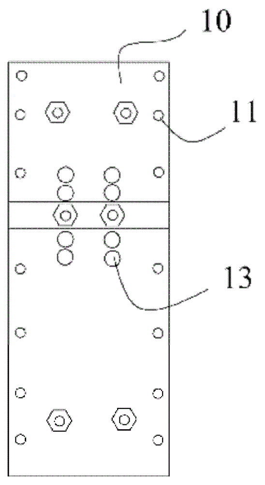 External fixing device for thoracolumbar vertebral fracture