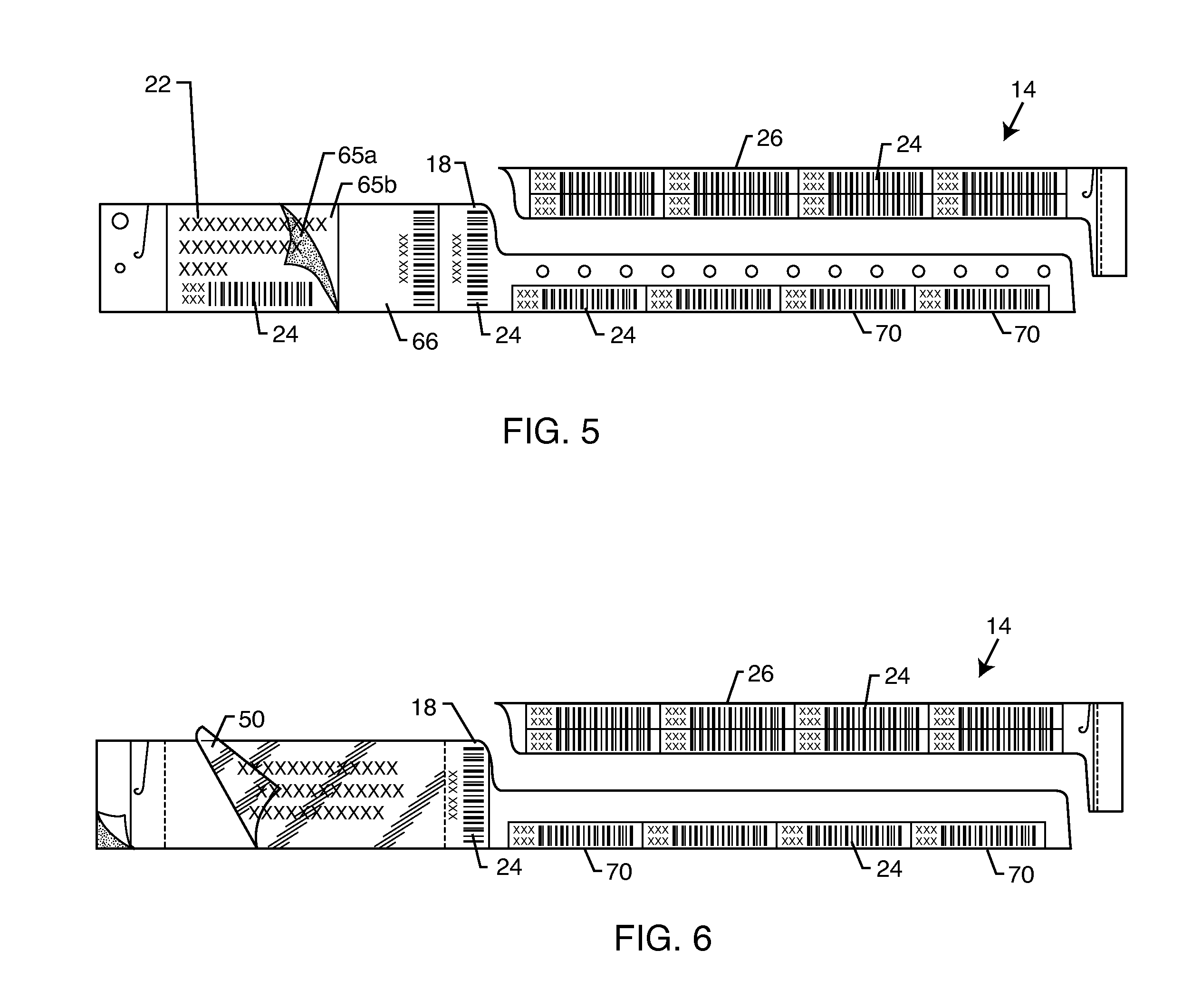 Form for wristband with adjacent labels