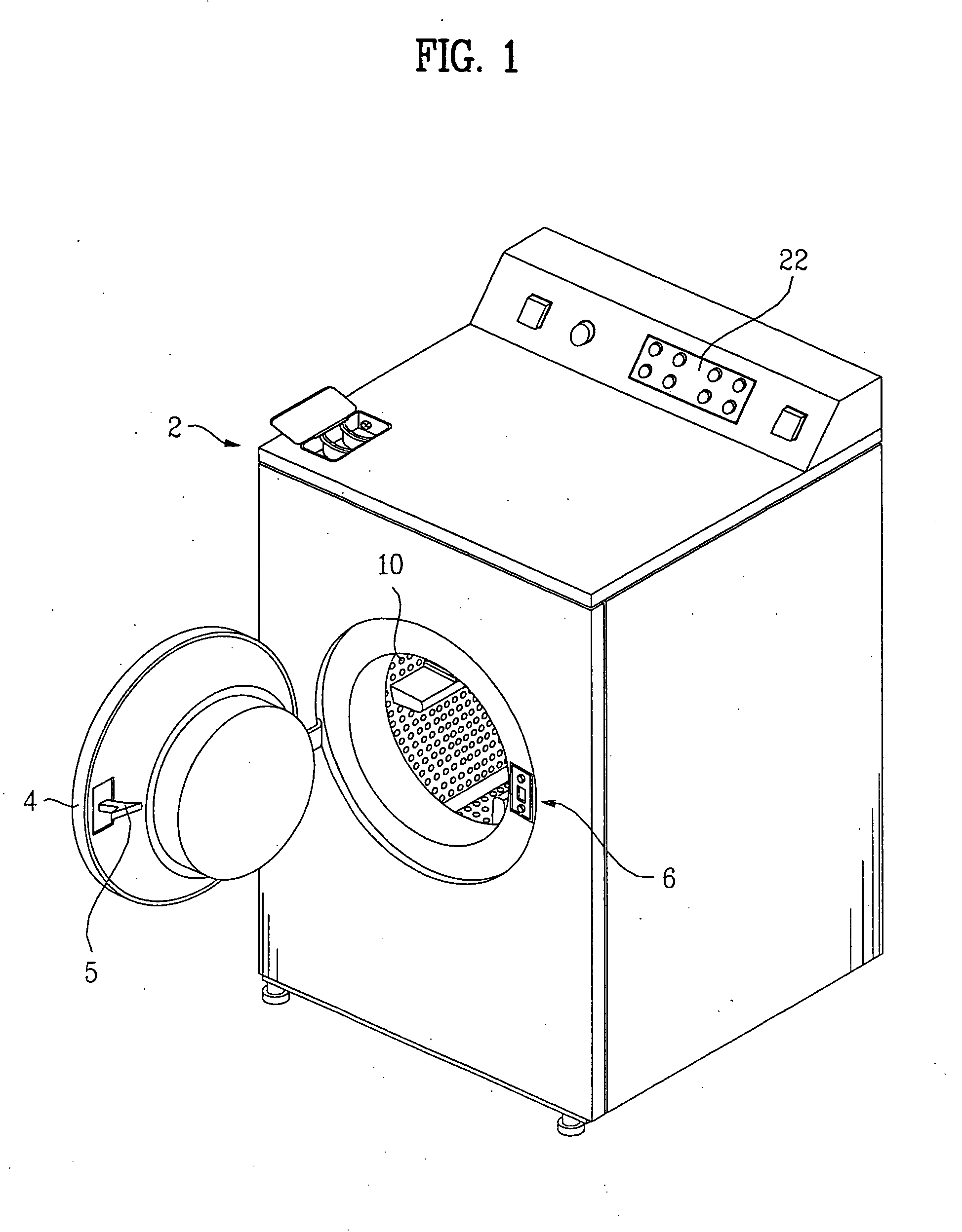 Door Locking Wwitch of Washing Machine and Method Thereof