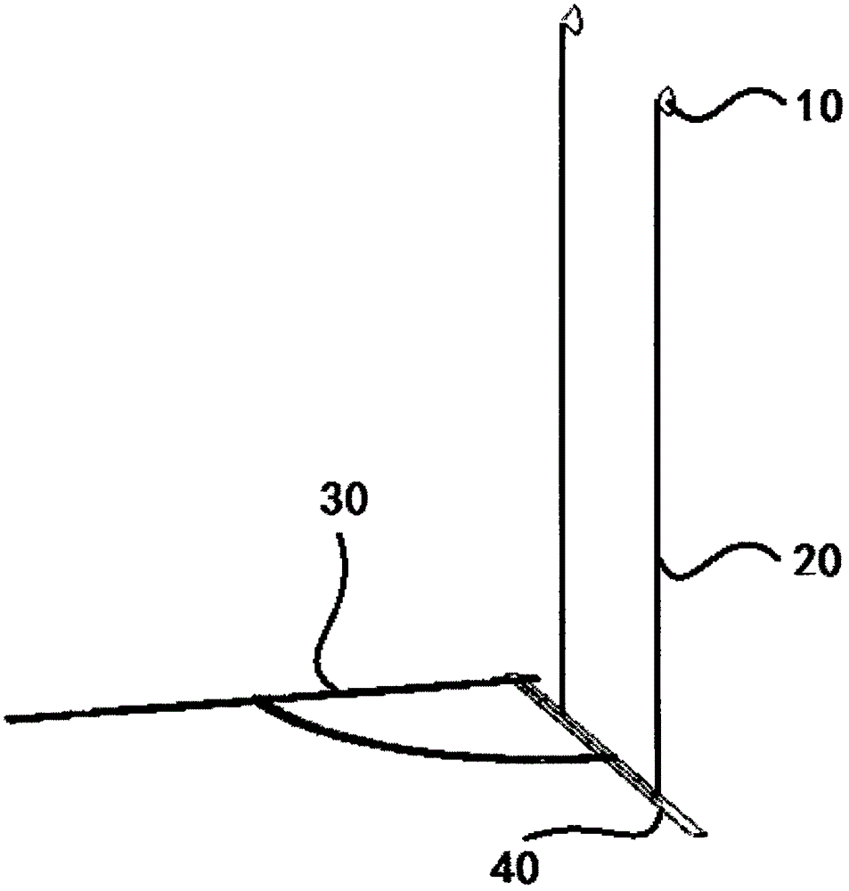 Device capable of measuring opening angle of vehicle door simply and conveniently