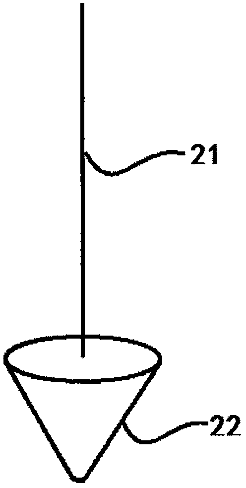 Device capable of measuring opening angle of vehicle door simply and conveniently