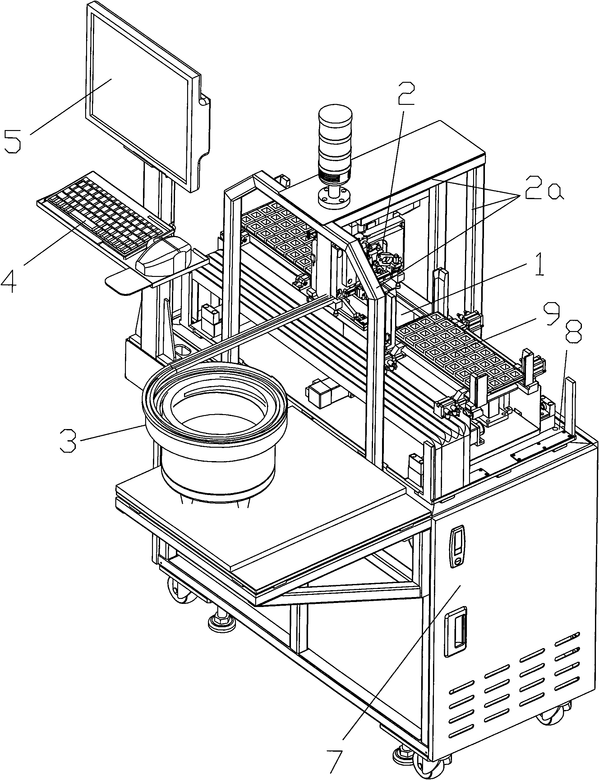 Tray charging method and vibratory tray charger