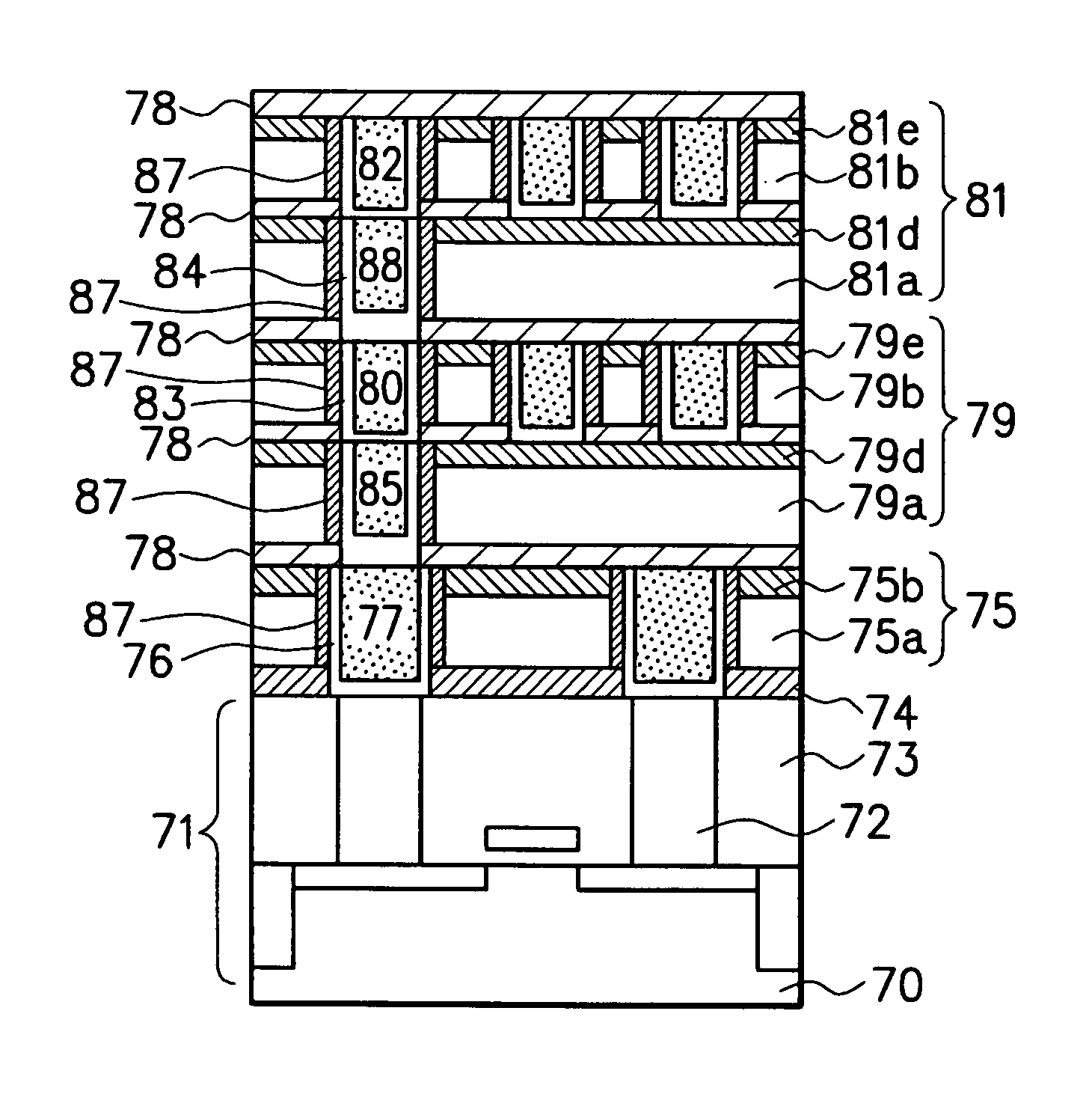 Porous insulating film, method for producing the same, and semiconductor device using the same