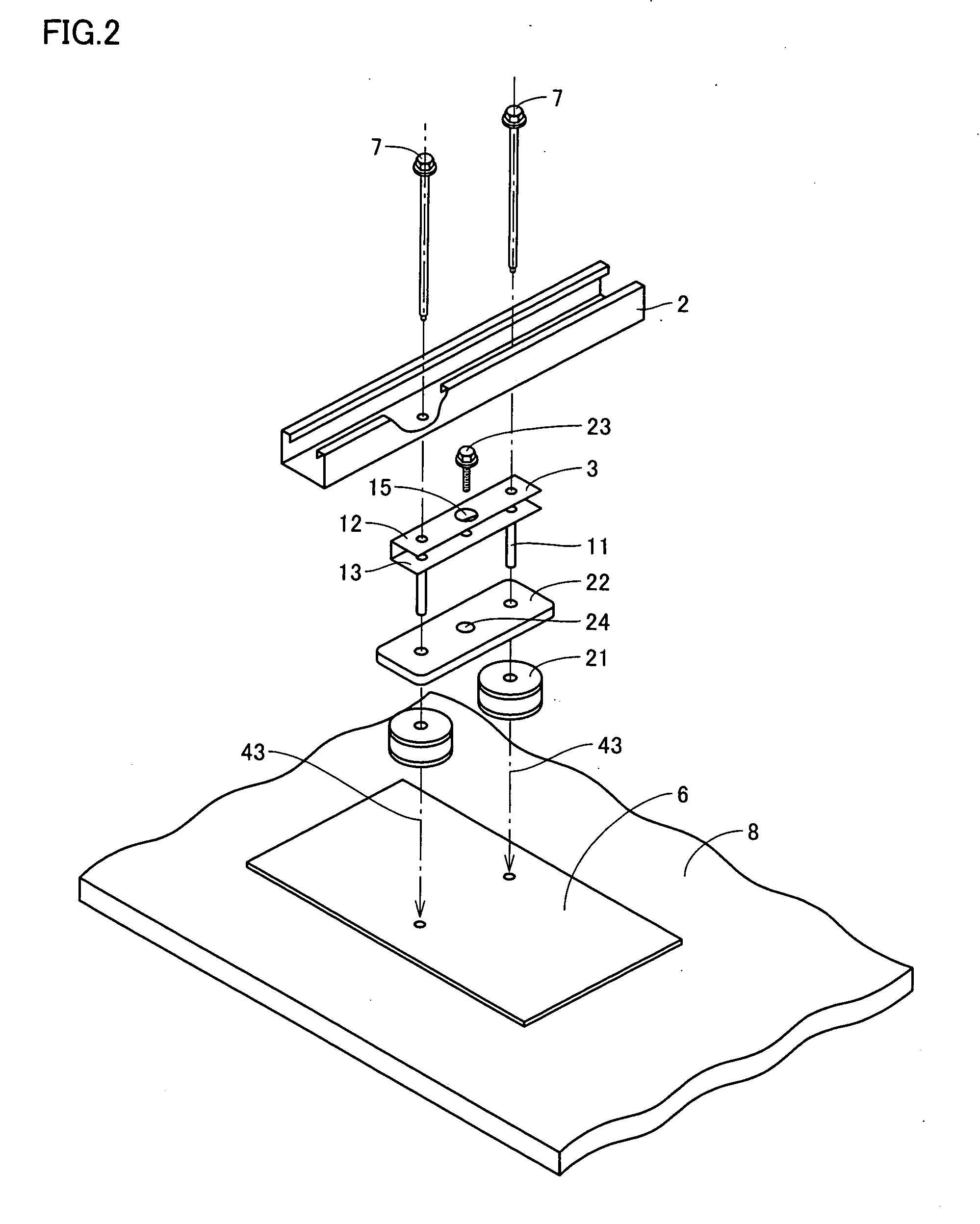 Structure fixing apparatus including support device