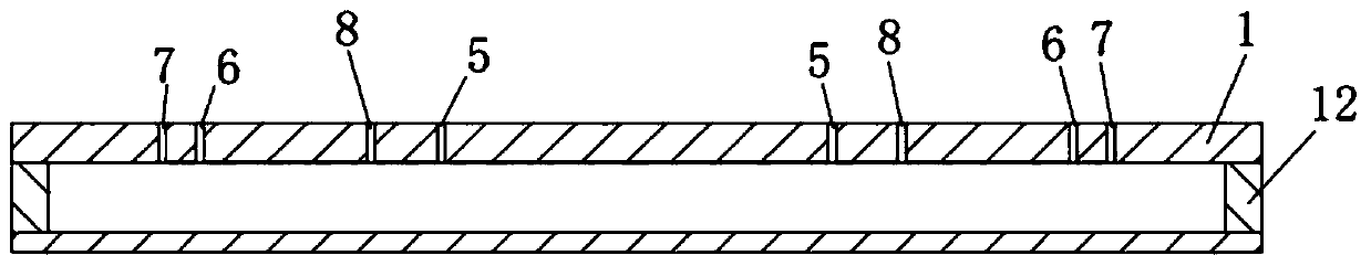 Hollow slab beam reinforcing method and hollow slab beam