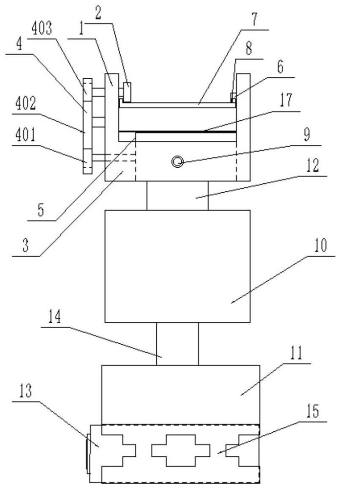 Infrared hanging rail inspection device for hog house