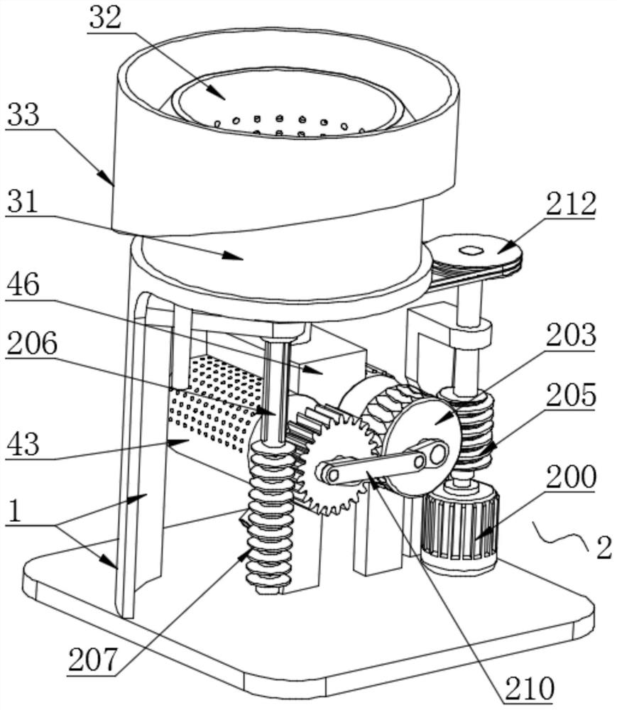 A waste pulp and residue treatment device for yarn tube base paper production