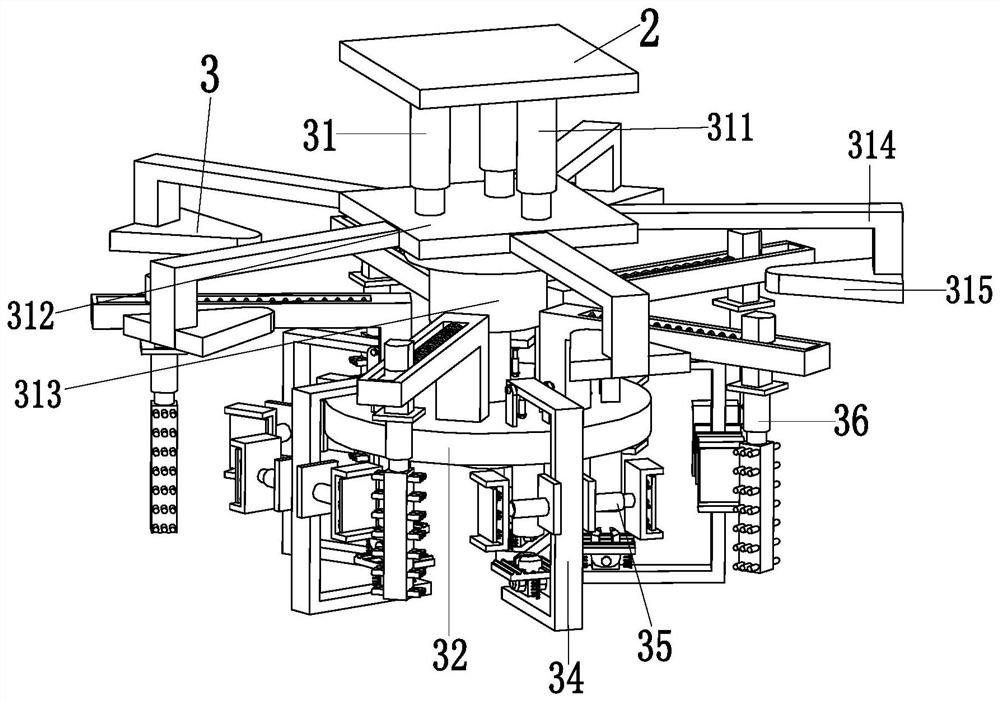 A processing machine for electric vehicle parts