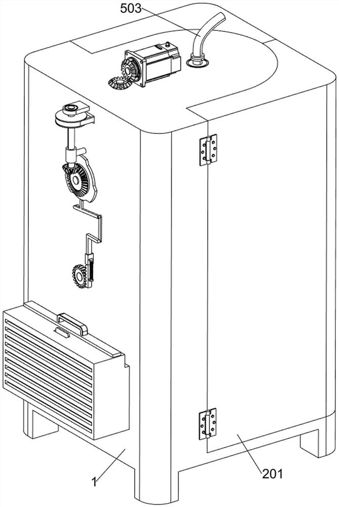 Dust falling and collecting device for thermosetting powder coating production