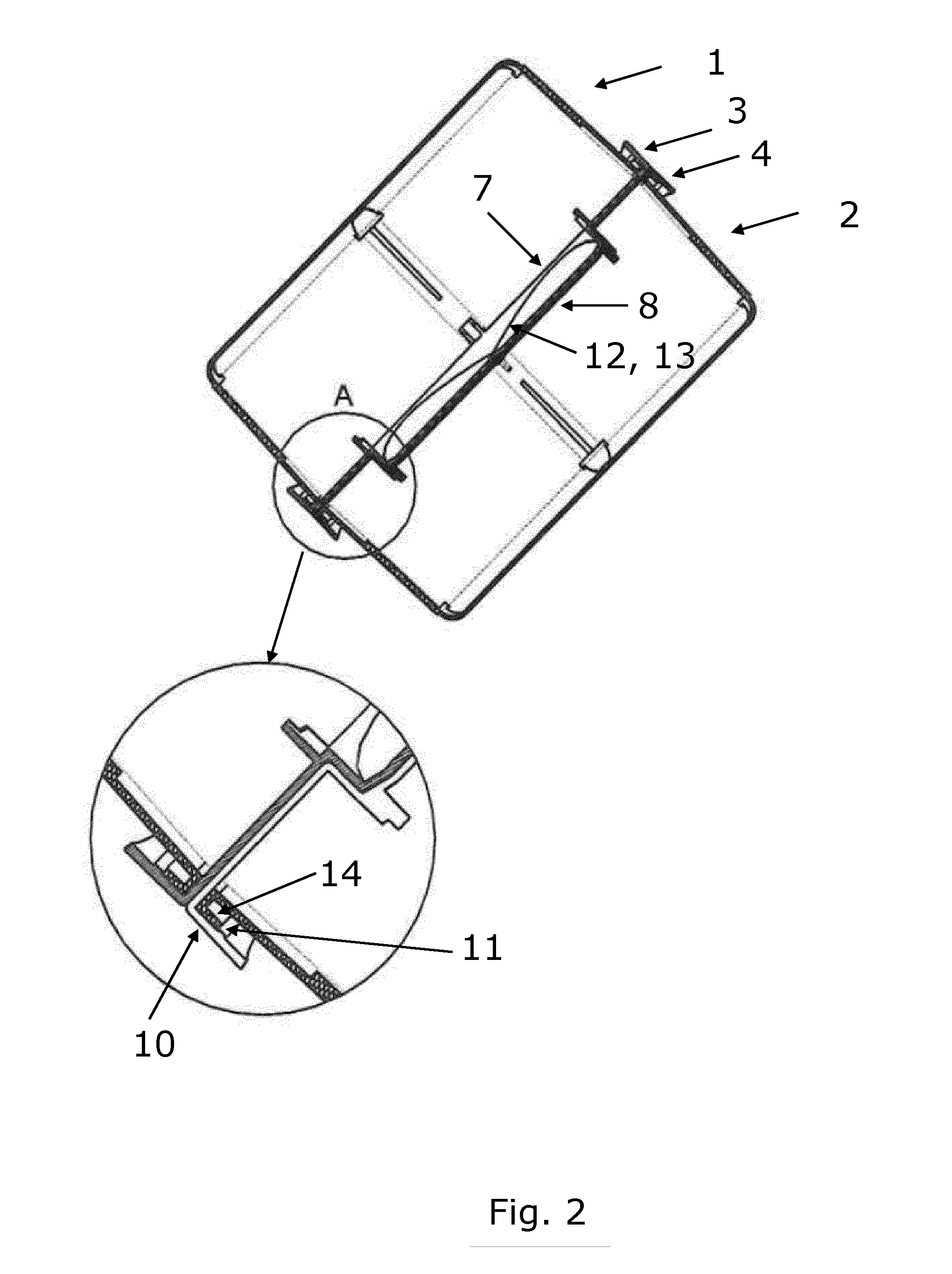 Packaging split in parts