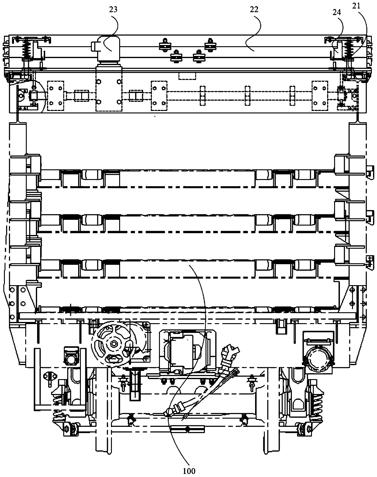 Counterweight device and railway engineering vehicle