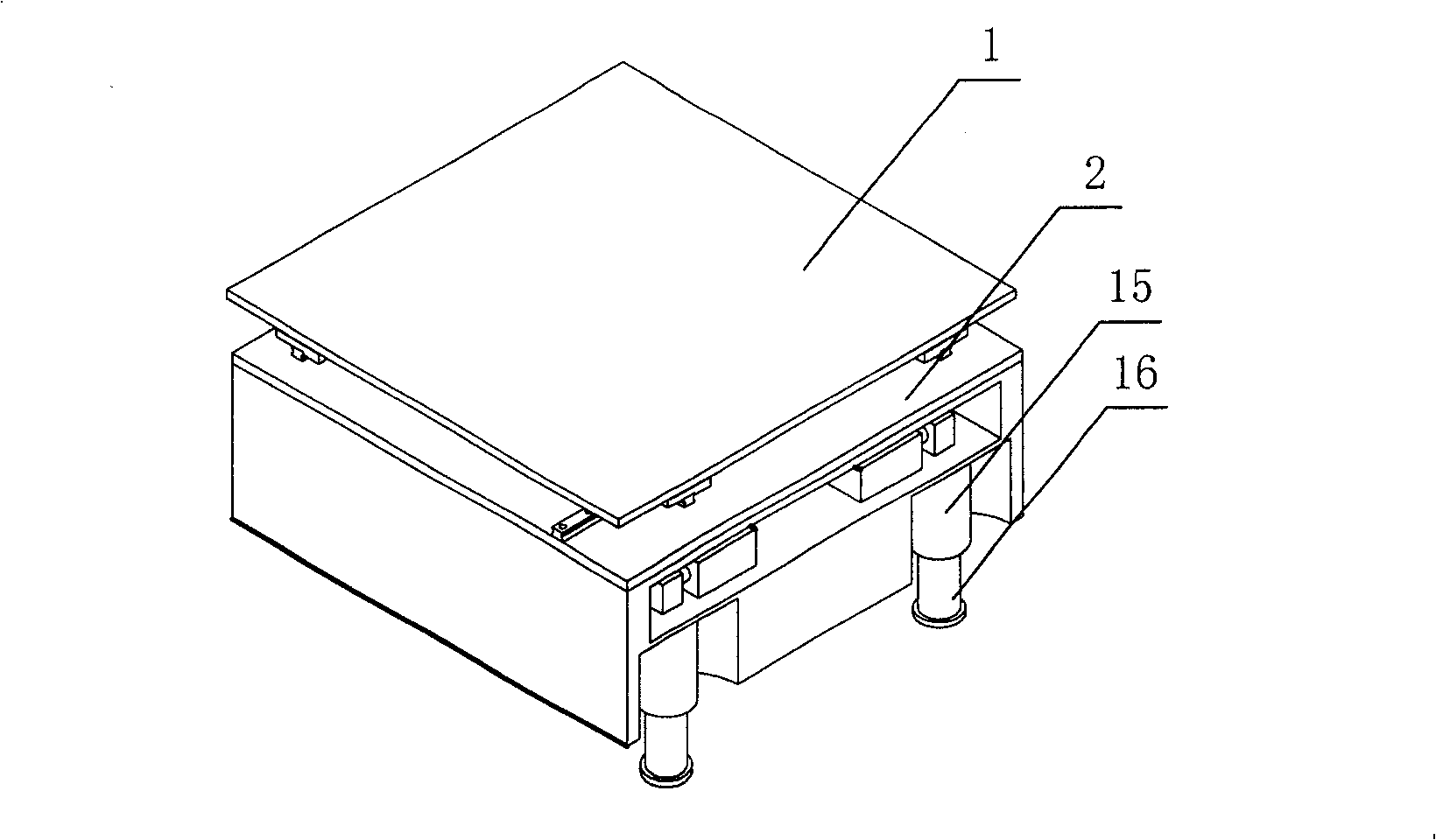 Six degree of freedom buttjunction platform