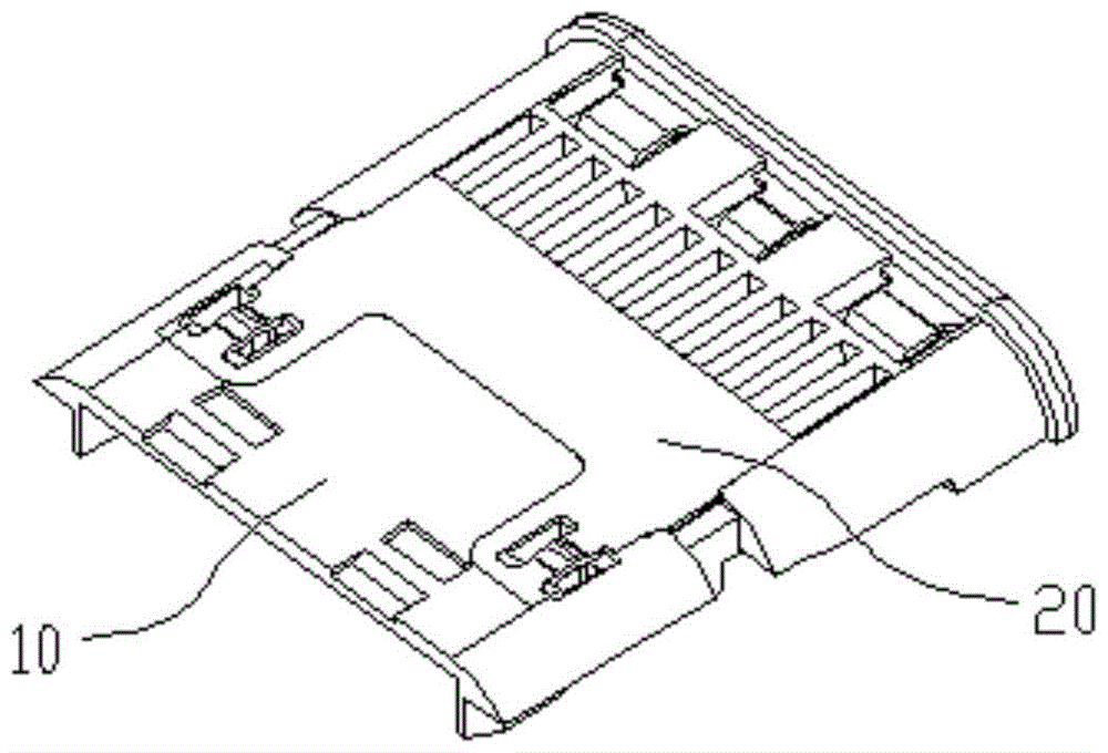 A front rubber core structure for usb connector