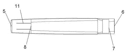 Handheld blowing suction machine with auxiliary air cylinder