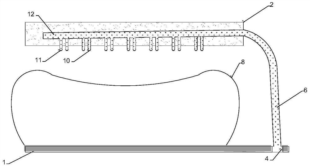 Overlying strata isolation grouting filling method for underground emission reduction of coal gangue