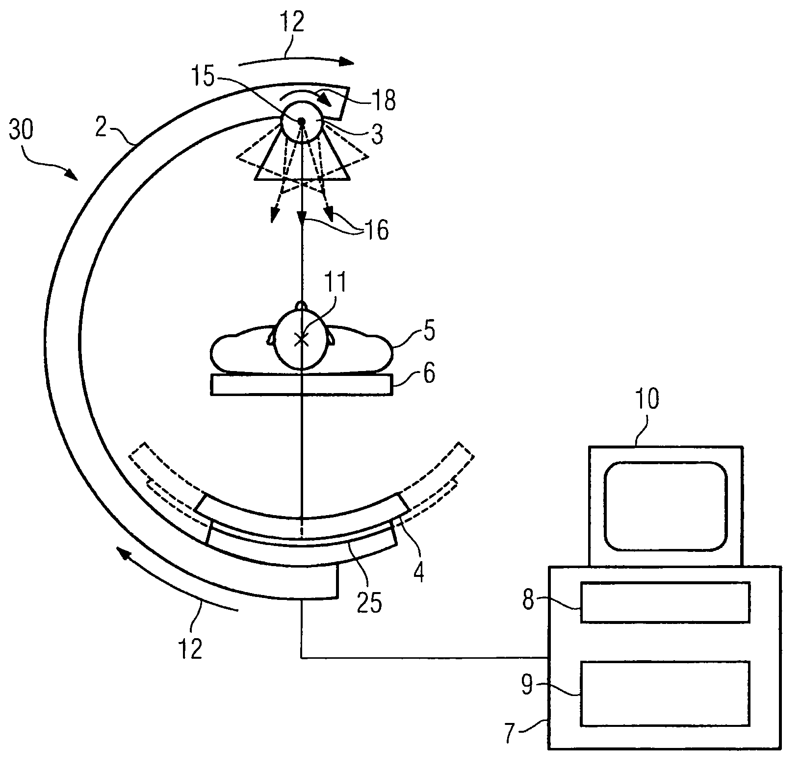 Method for reconstructing a three-dimensional image volume and x-ray devices