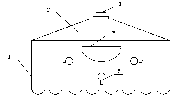 Automatic positioning device for pouring of building concrete