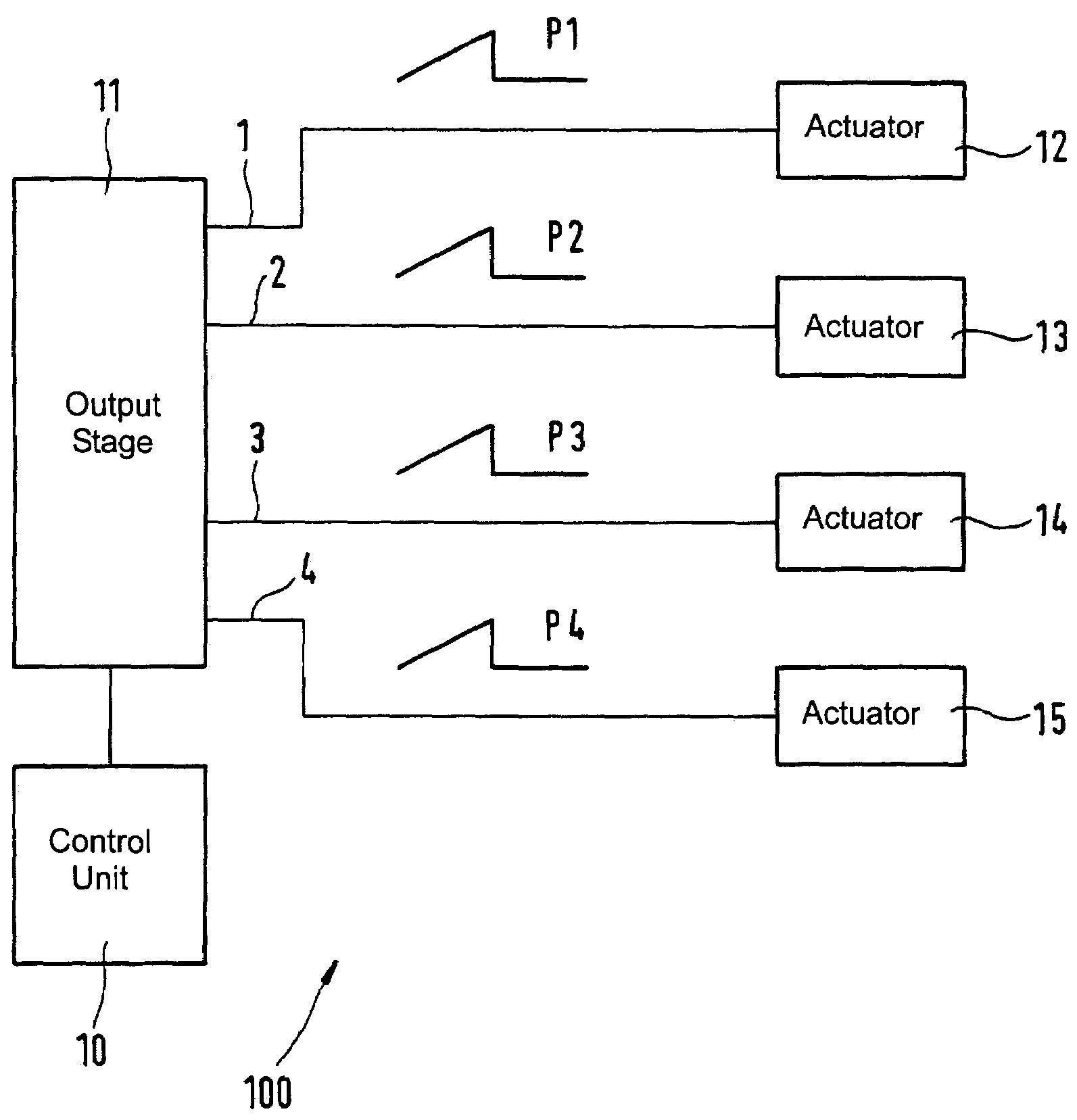 Method for driving actuators