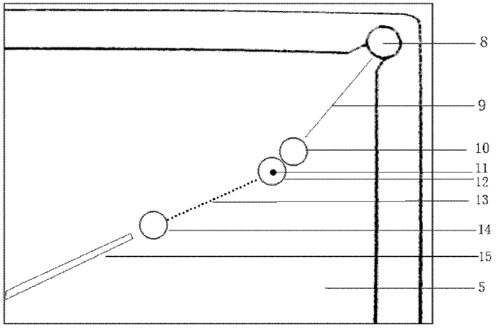 Projection-type billiard training system and implementation method thereof