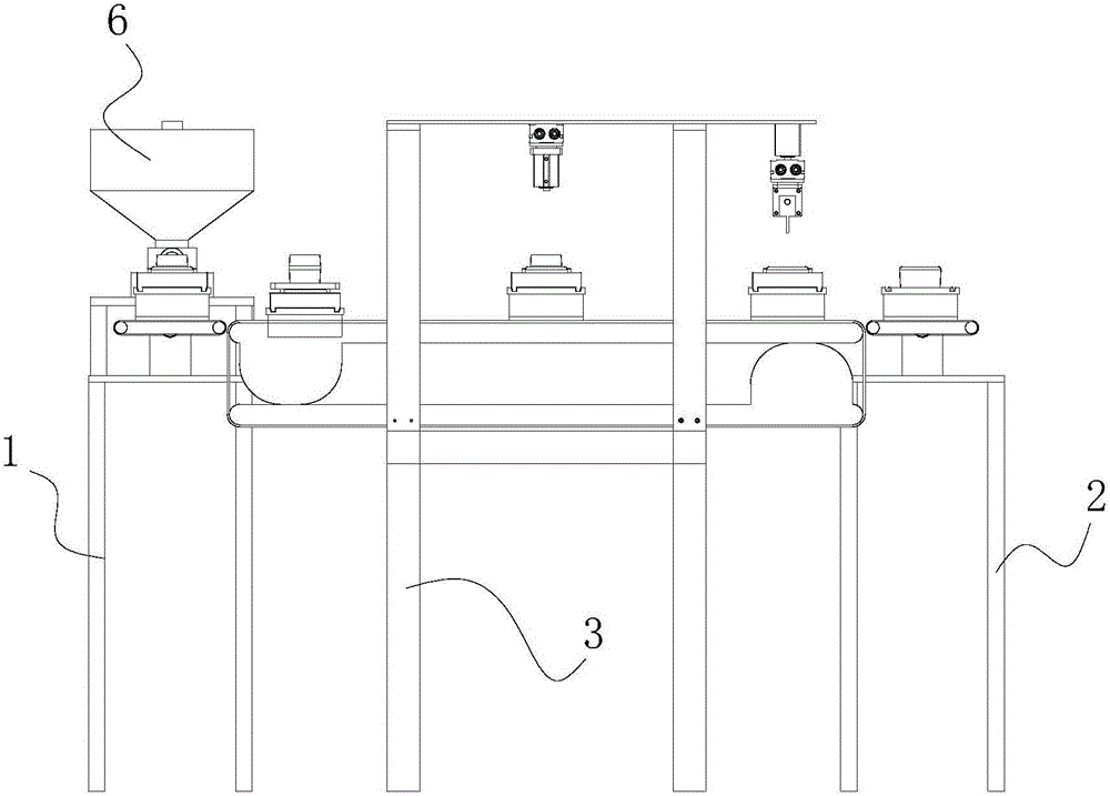 Full-automatic continuous cylinder molding device