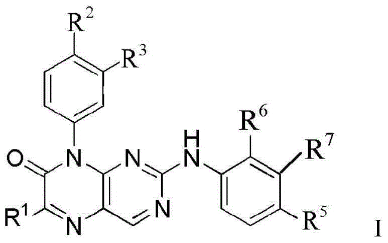 Use of pteridinone derivatives as FLT3 inhibitors