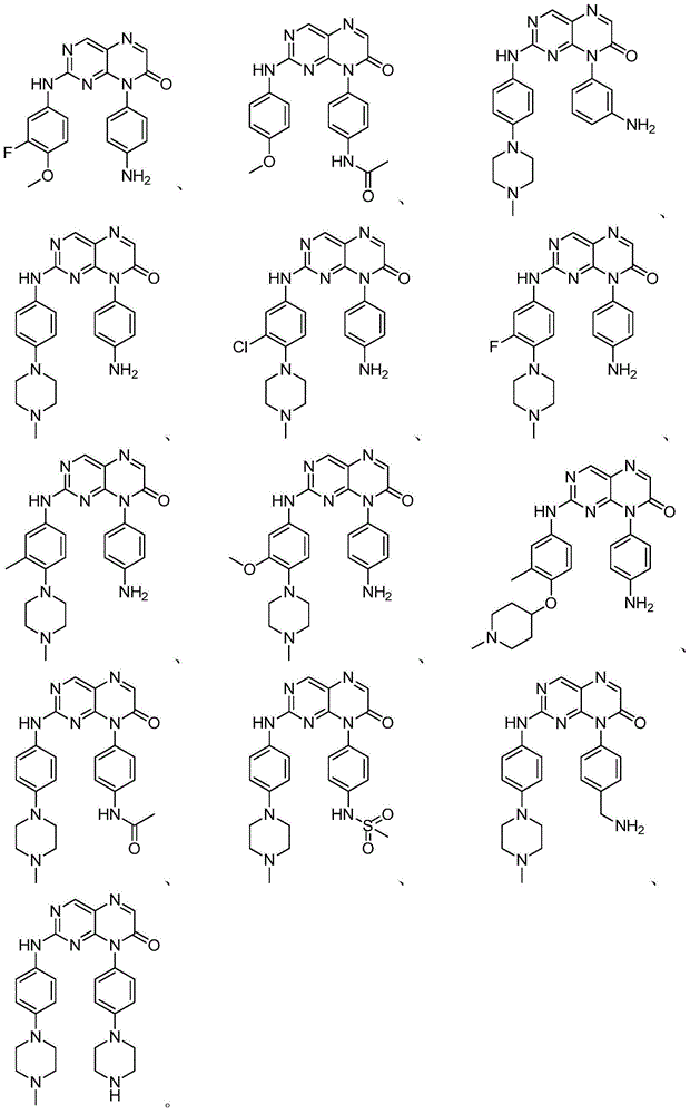 Use of pteridinone derivatives as FLT3 inhibitors